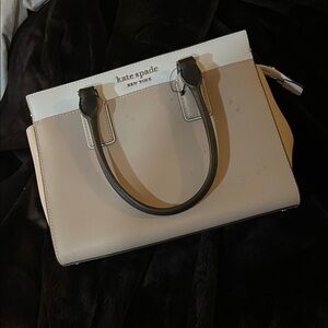 Kate Spade Cream and White Satchel